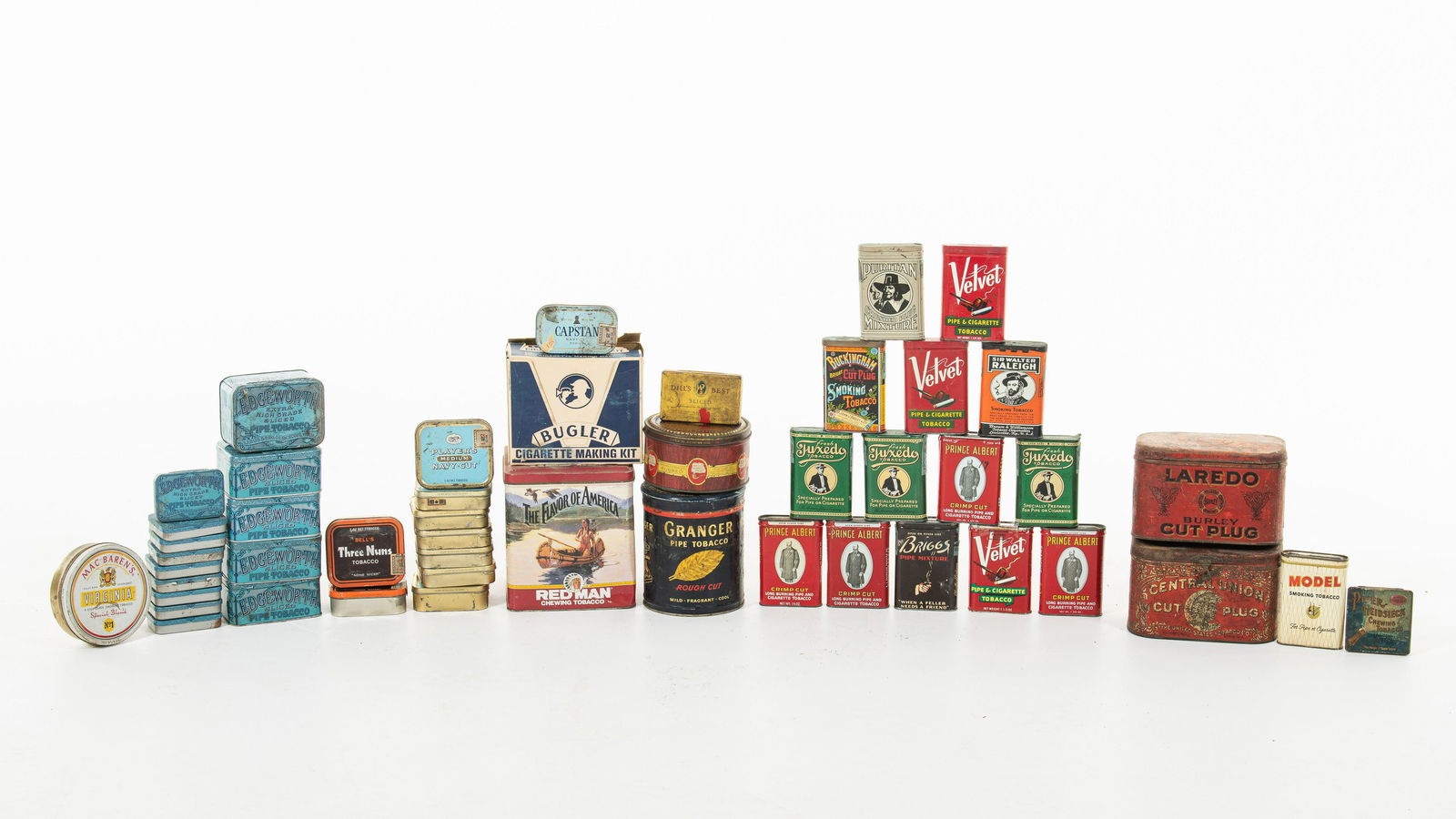 Lot Of Miscellaneous Tobacco Tins (1 of 3)