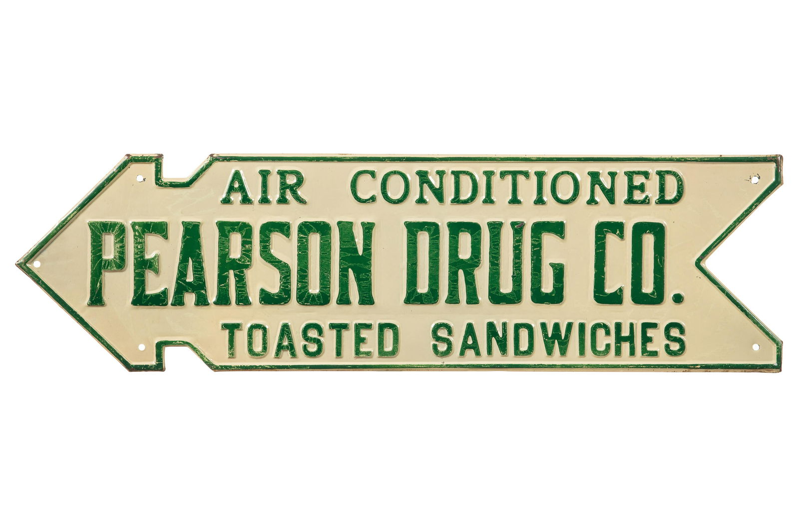 Pearson Drug Co. Arrow Sign (1 of 2)