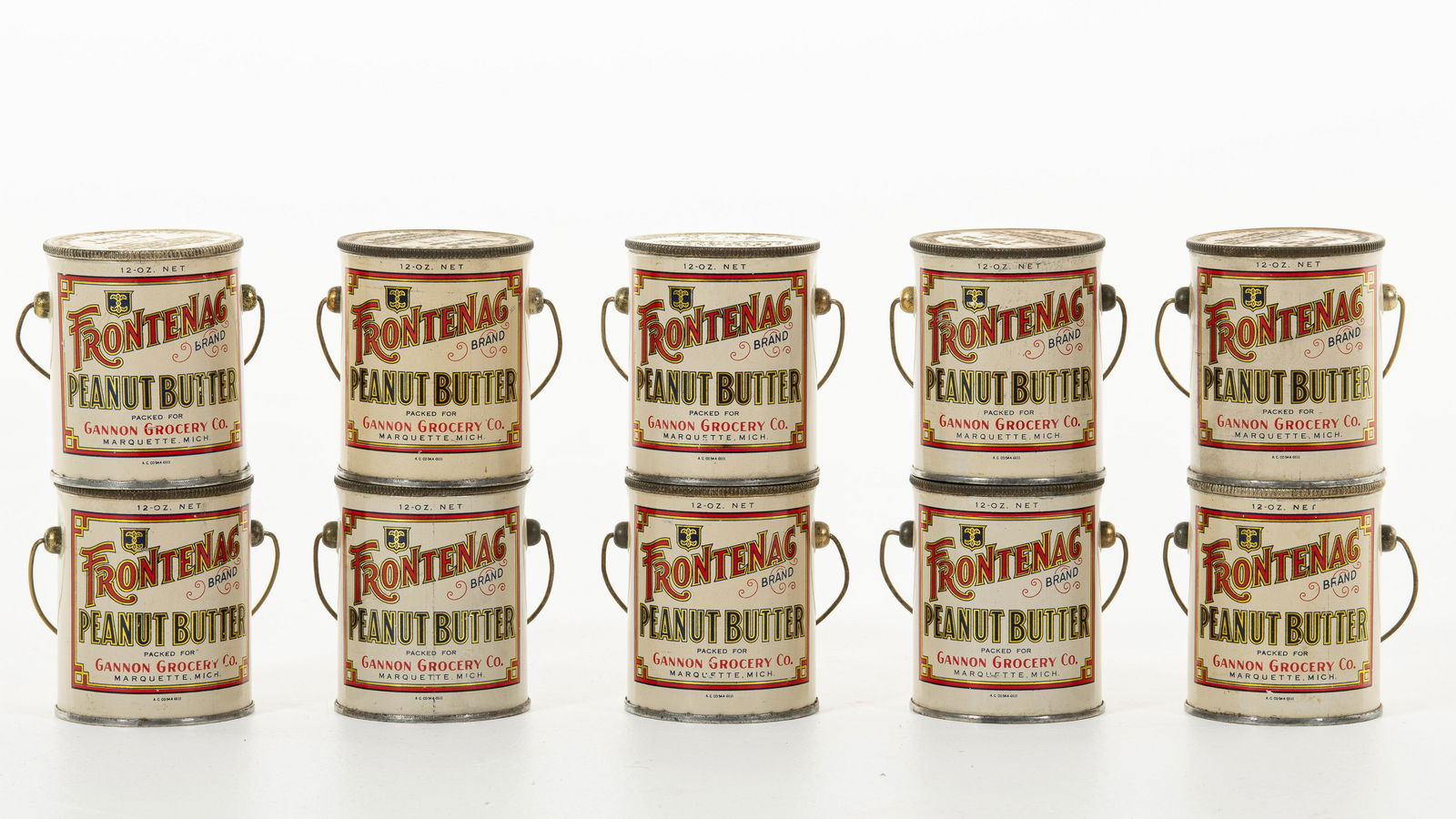 Lot Of 10 Frontenac Peanut Butter Tins (1 of 3)