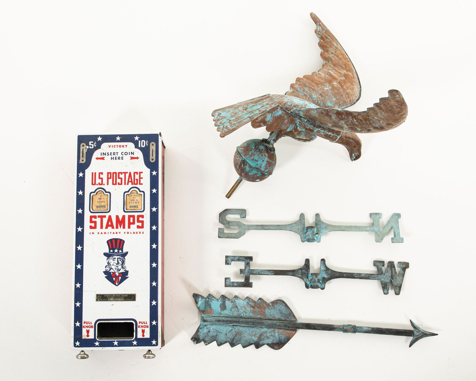 Stamp Machine & Eagle Weather Vane (1 of 3)