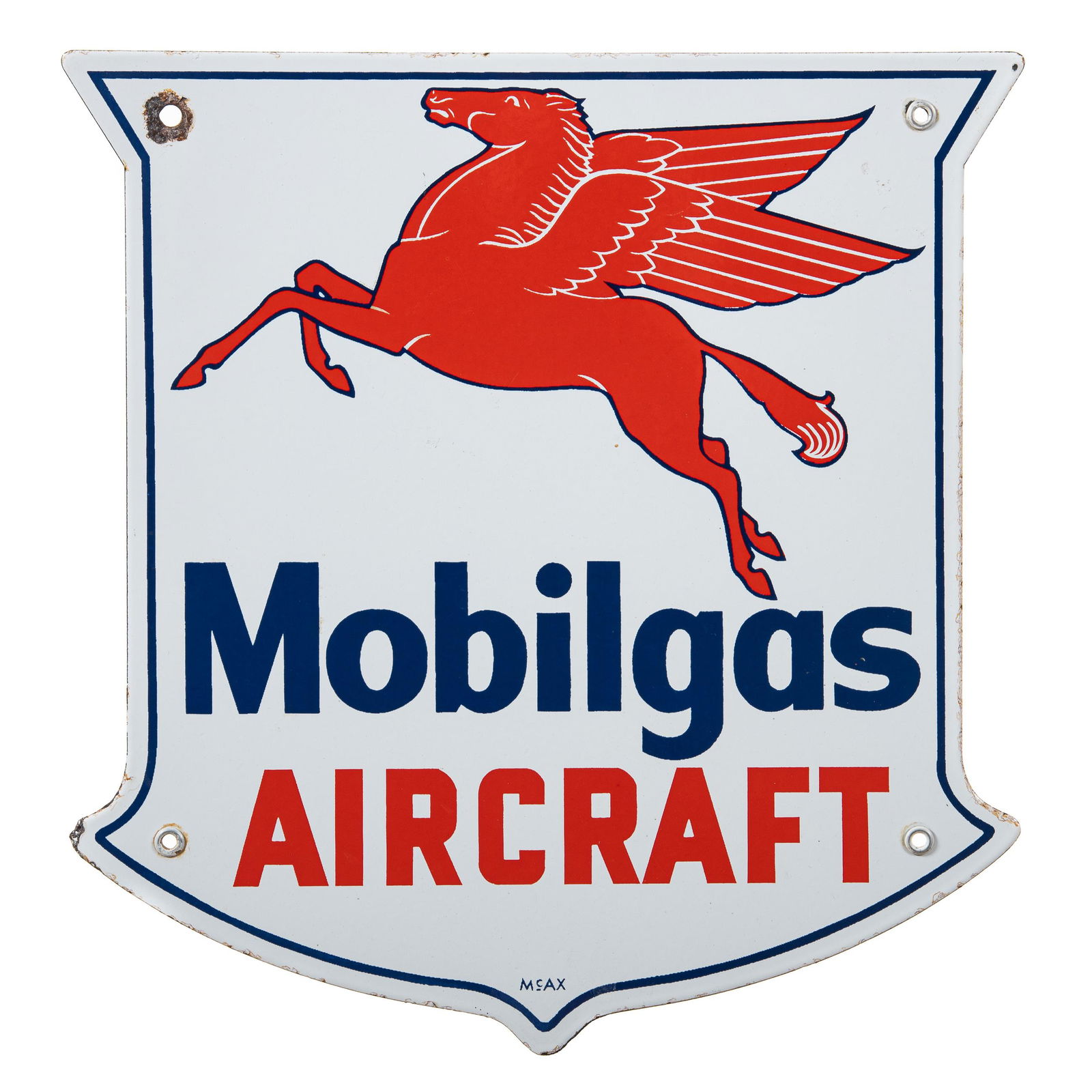 Mobilgas Aircraft Pump Plate (1 of 2)