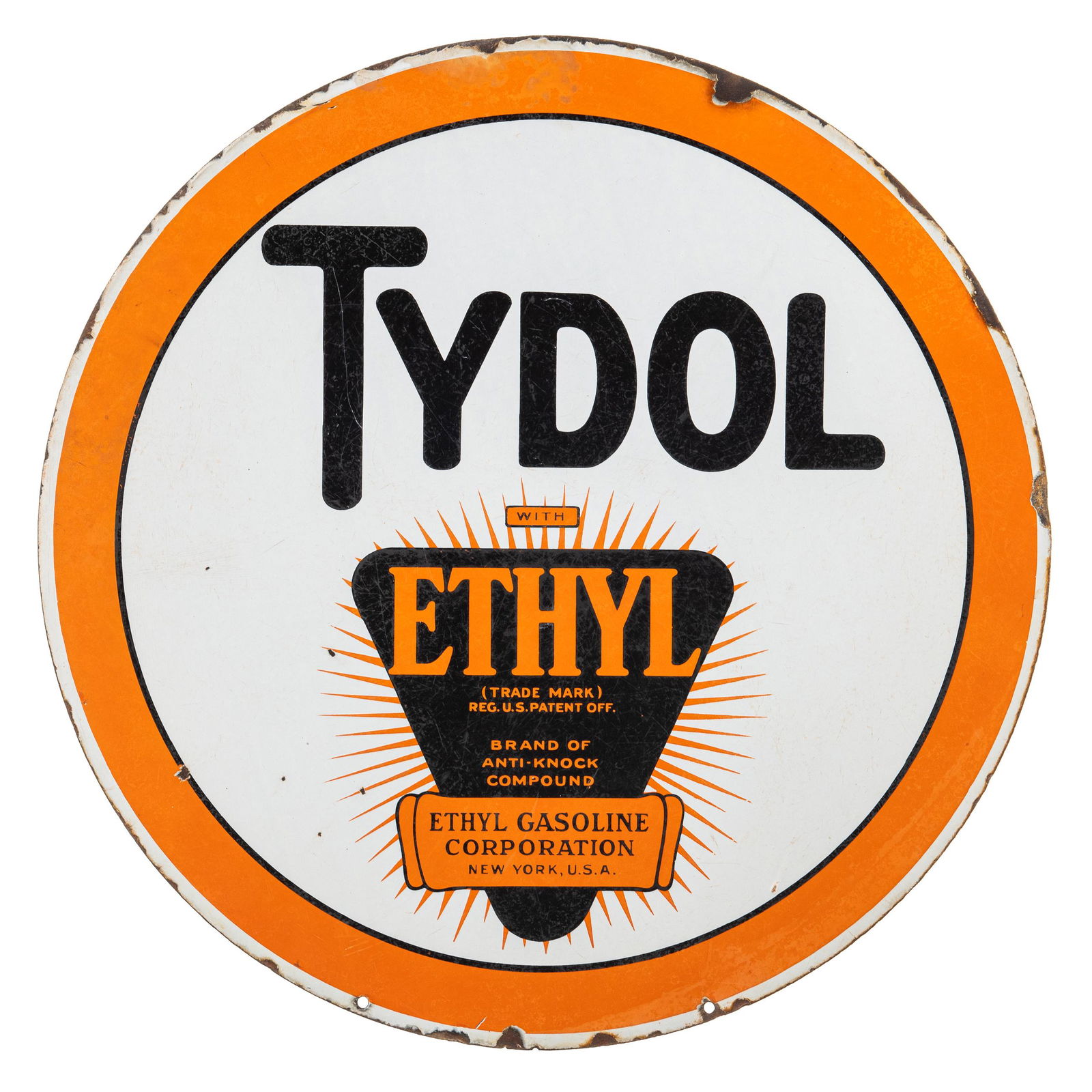 Tydol Ethyl Curb Sign (1 of 6)
