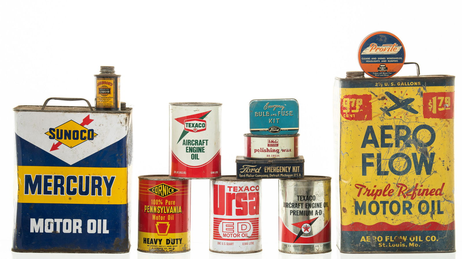 Lot Of 11 Various Cans (1 of 3)