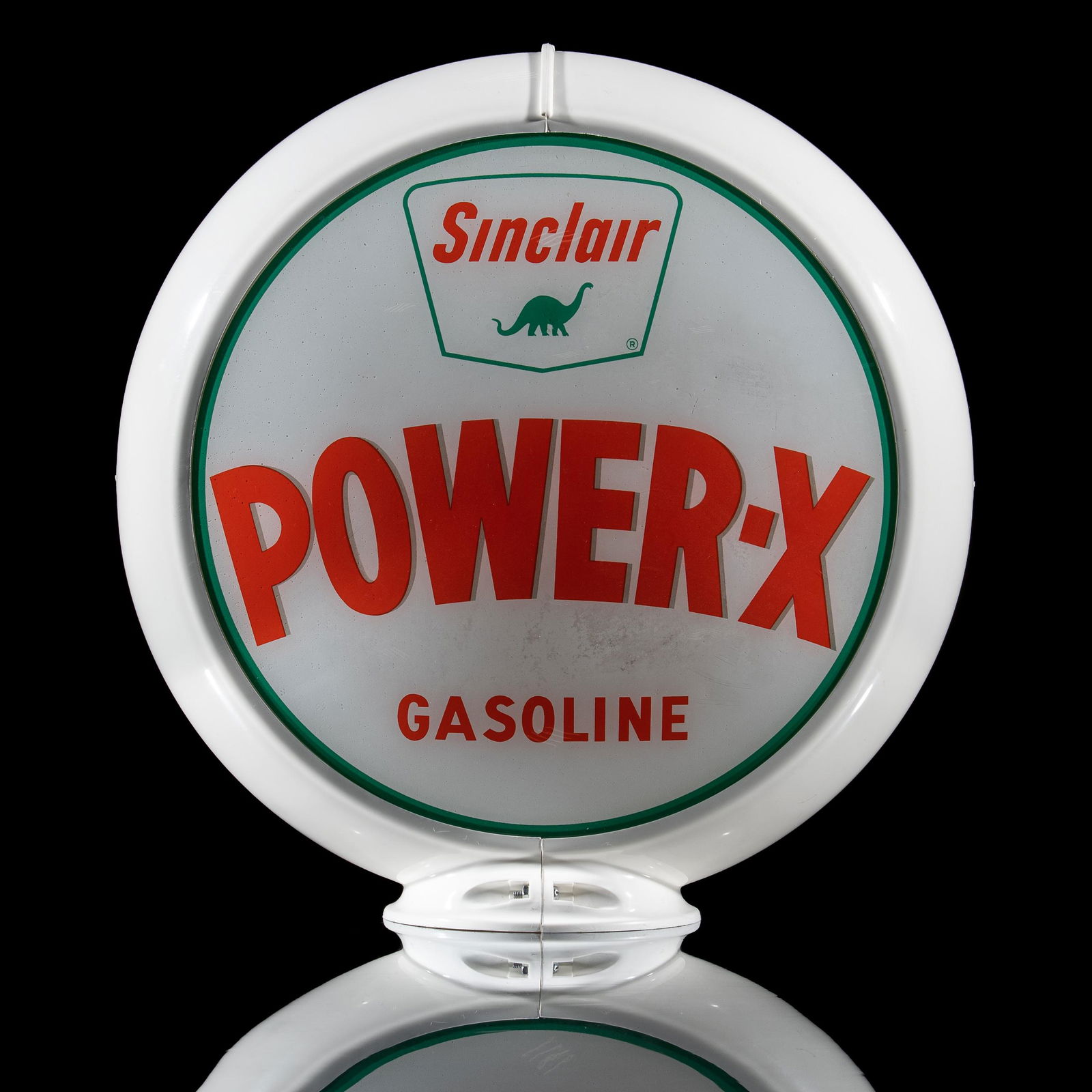 Sinclair Power-X Gasoline Gas Pump Globe (1 of 2)