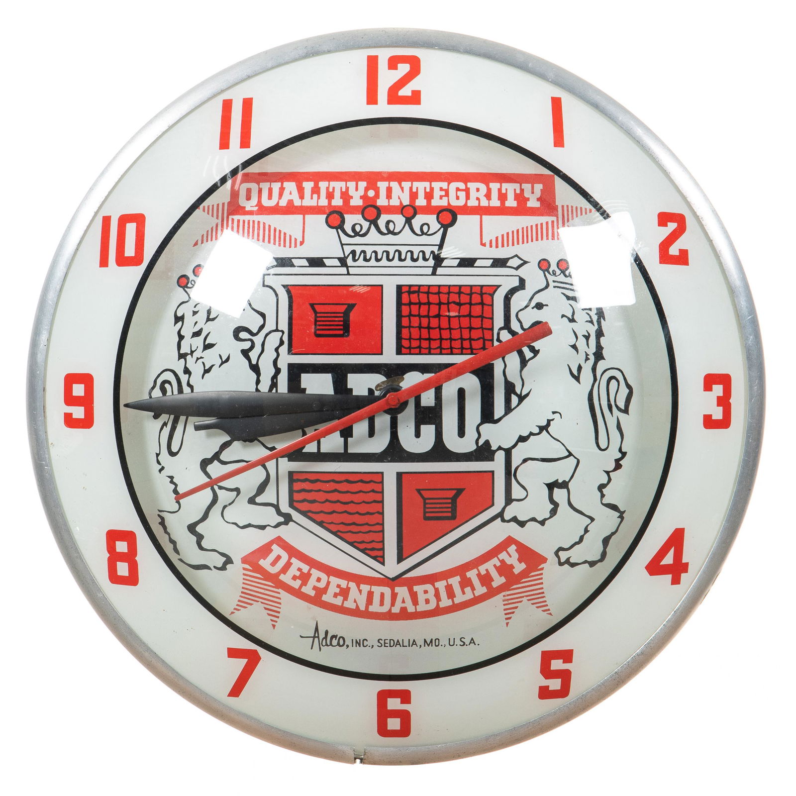 Adco Double Bubble Lighted Clock (1 of 3)