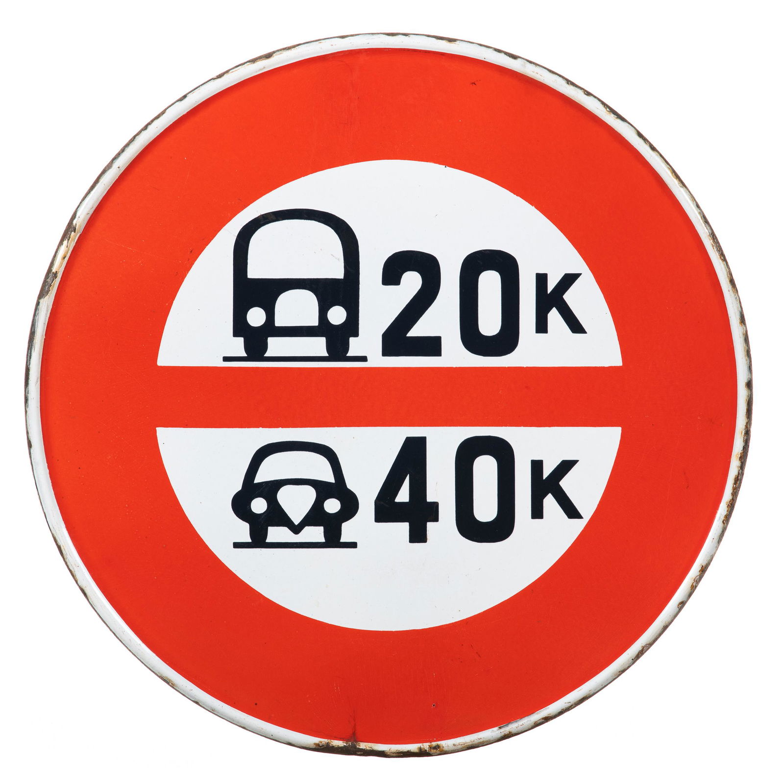 20k/40k Speed Limit Sign (1 of 2)
