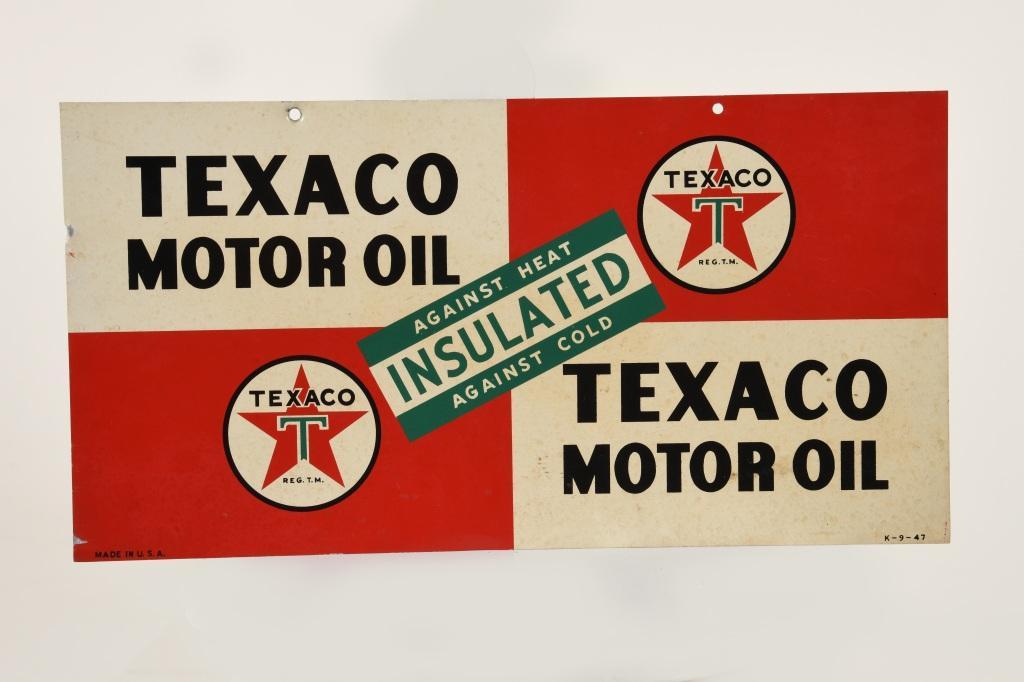 Texaco Motor Oil Rack Sign (1 of 2)