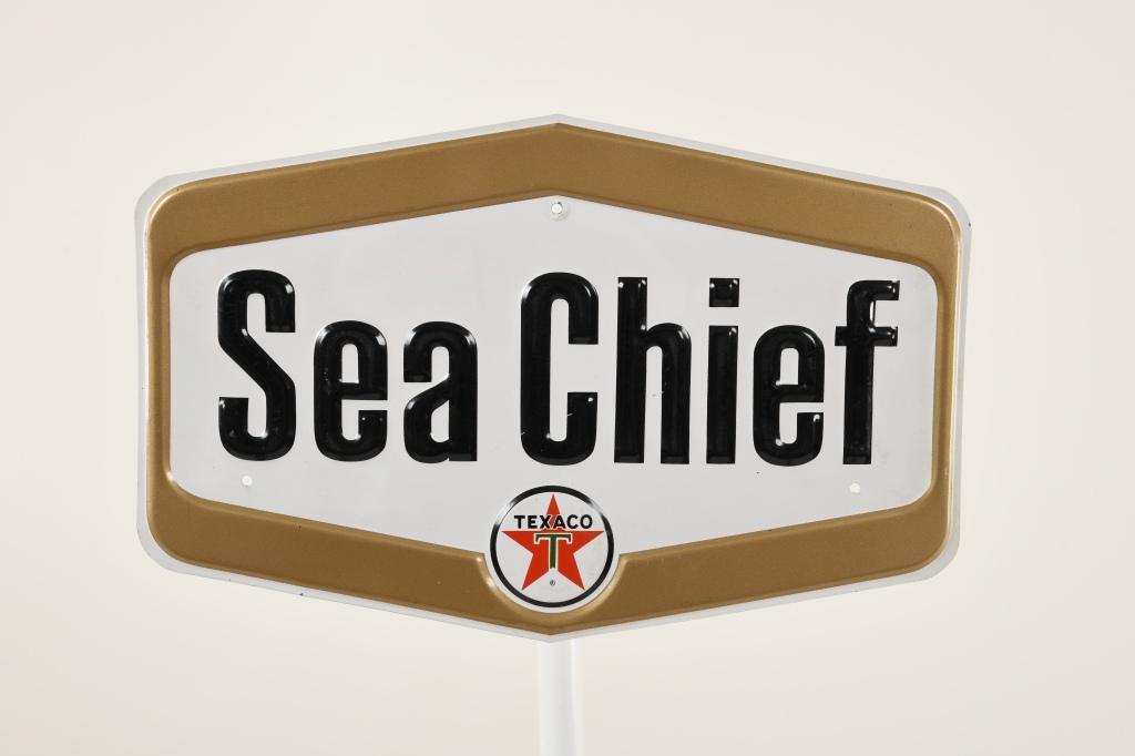 Texaco Sea Chief Pump Plate (1 of 2)