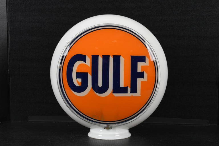 Gulf Gas Pump Globe
