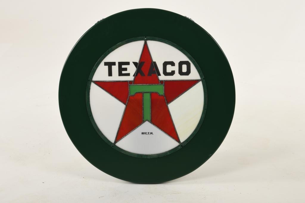 Texaco Stained Glass Insert (1 of 2)