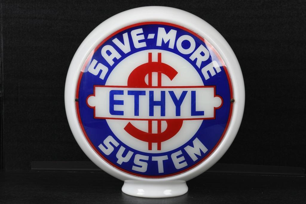 Save-More System Ethyl Gas Pump Globe (1 of 2)