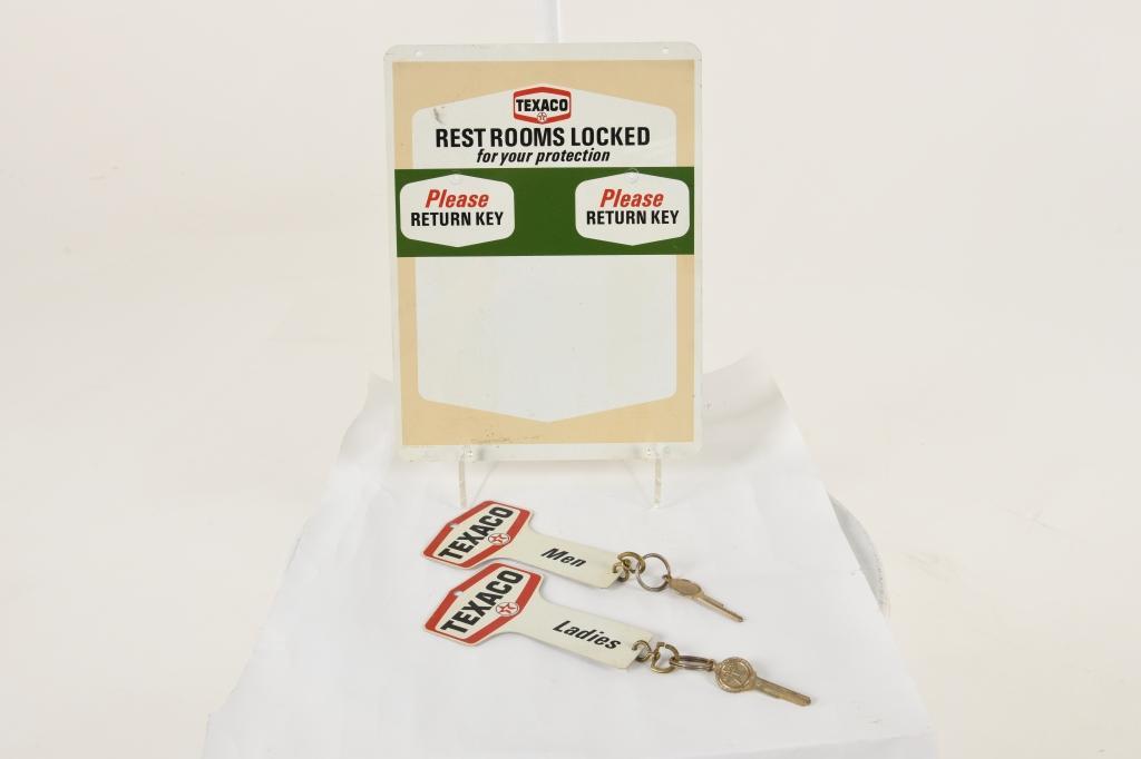 Texaco Rest Rooms Sign (1 of 3)