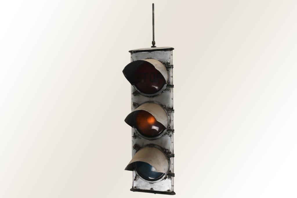 Cast Aluminum Stoplight (1 of 4)