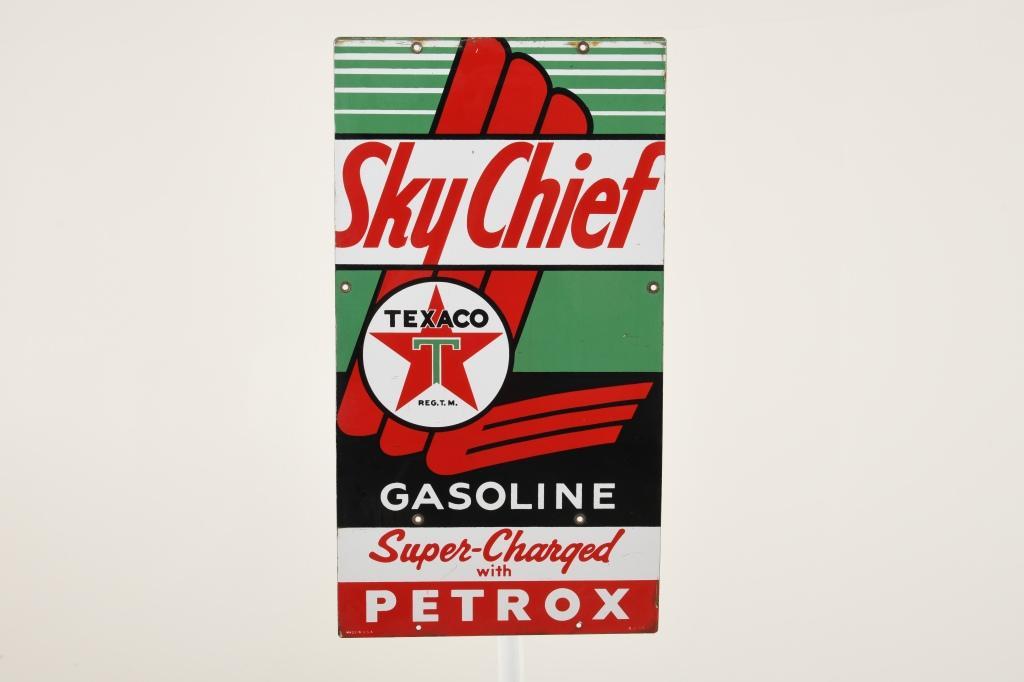 Texaco Sky Chief Gas Pump Plate (1 of 2)