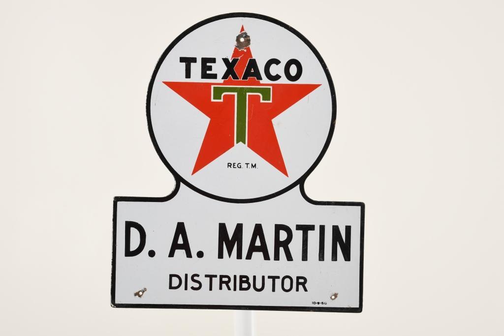 Texaco Distributor Keyhole Sign (1 of 2)