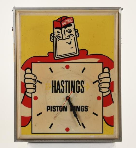 Hasting Plastic Light Up Clock (1 of 2)