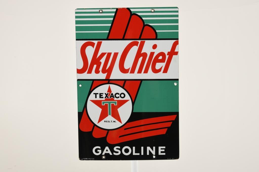 Texaco Sky Chief Gas Pump Plate (1 of 2)