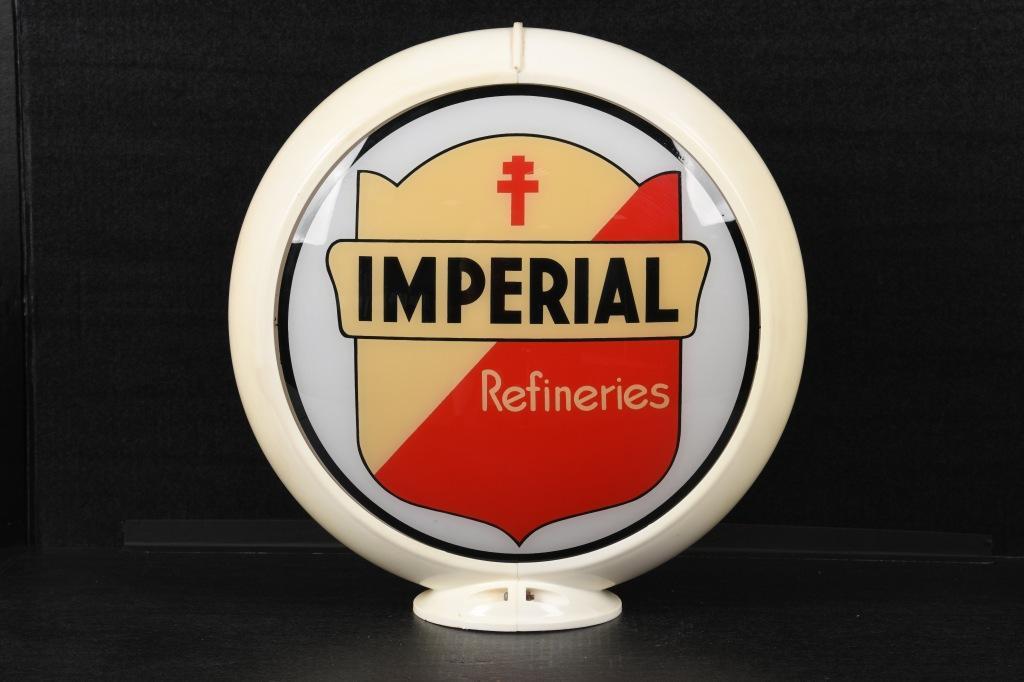 Imperial Refineries Gas Pump Globe (1 of 2)