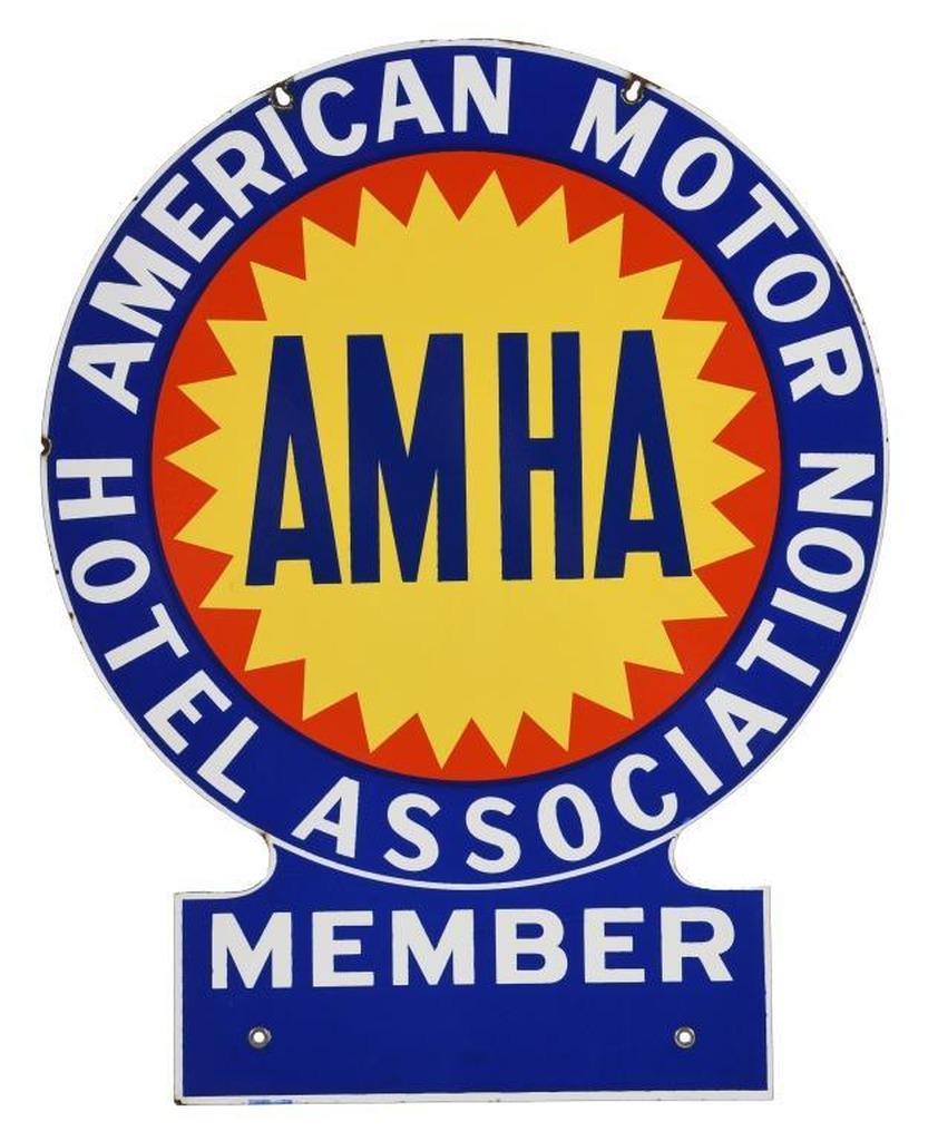 American Motor Association Hotel Member Hanging Sign (1 of 2)