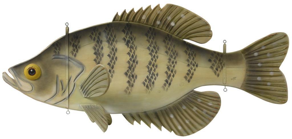 Large Crappie Diecut Wooden Sign (1 of 3)