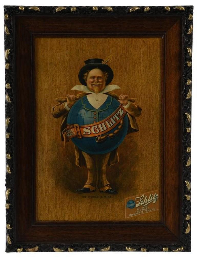 Early Schlitz Framed Sign (1 of 1)