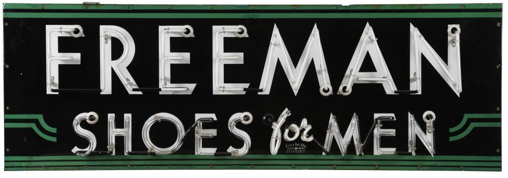 Freeman Shoes For Men Neon Sign (1 of 2)