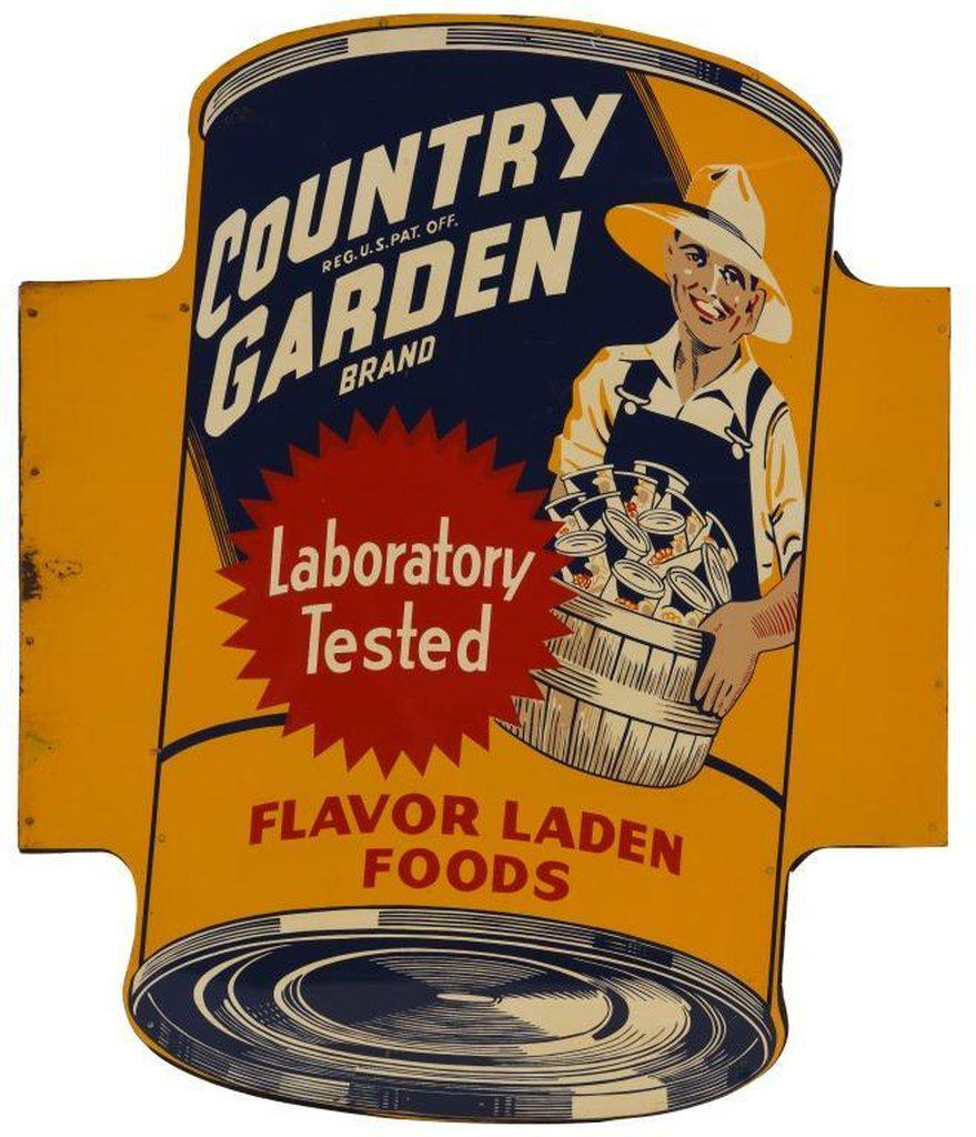 Country Garden Brand Flavor Laden Foods Sign (1 of 2)