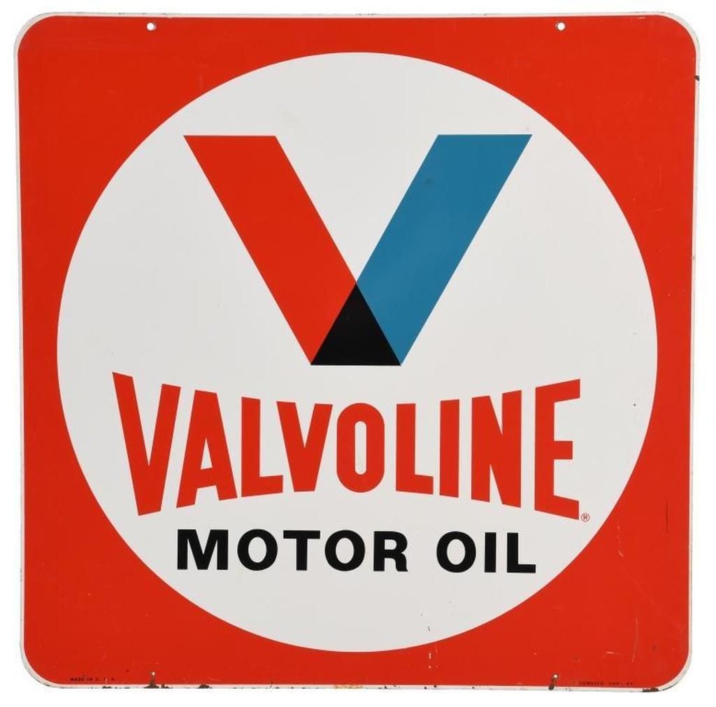 Valvoline Motor Oil Square Sign (1 of 2)