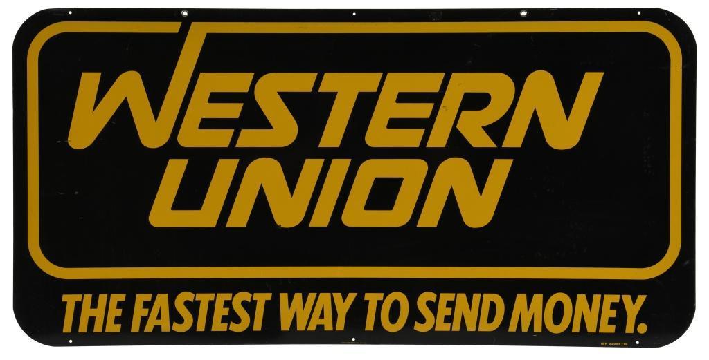 Western Union Hanging Sign (1 of 2)