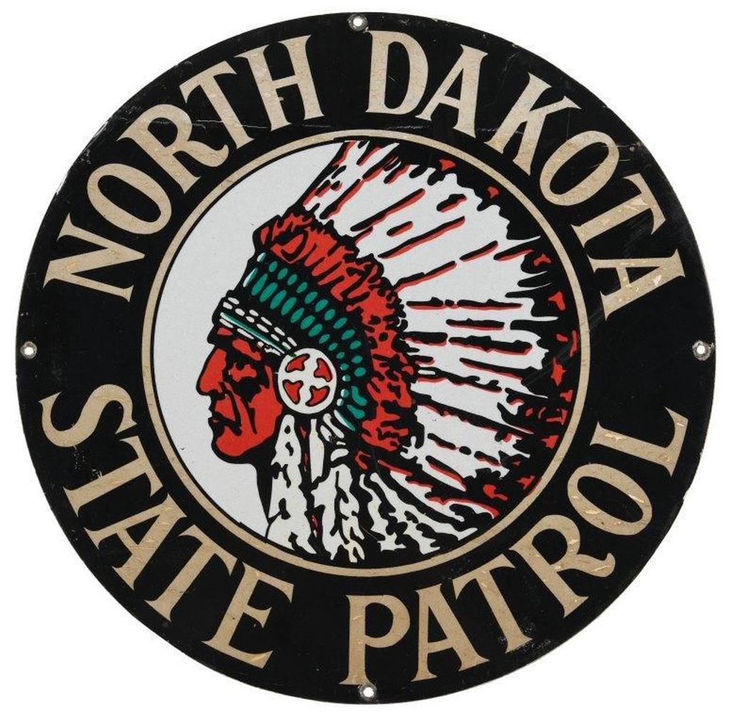 North Dakota State Patrol Road Sign (1 of 2)