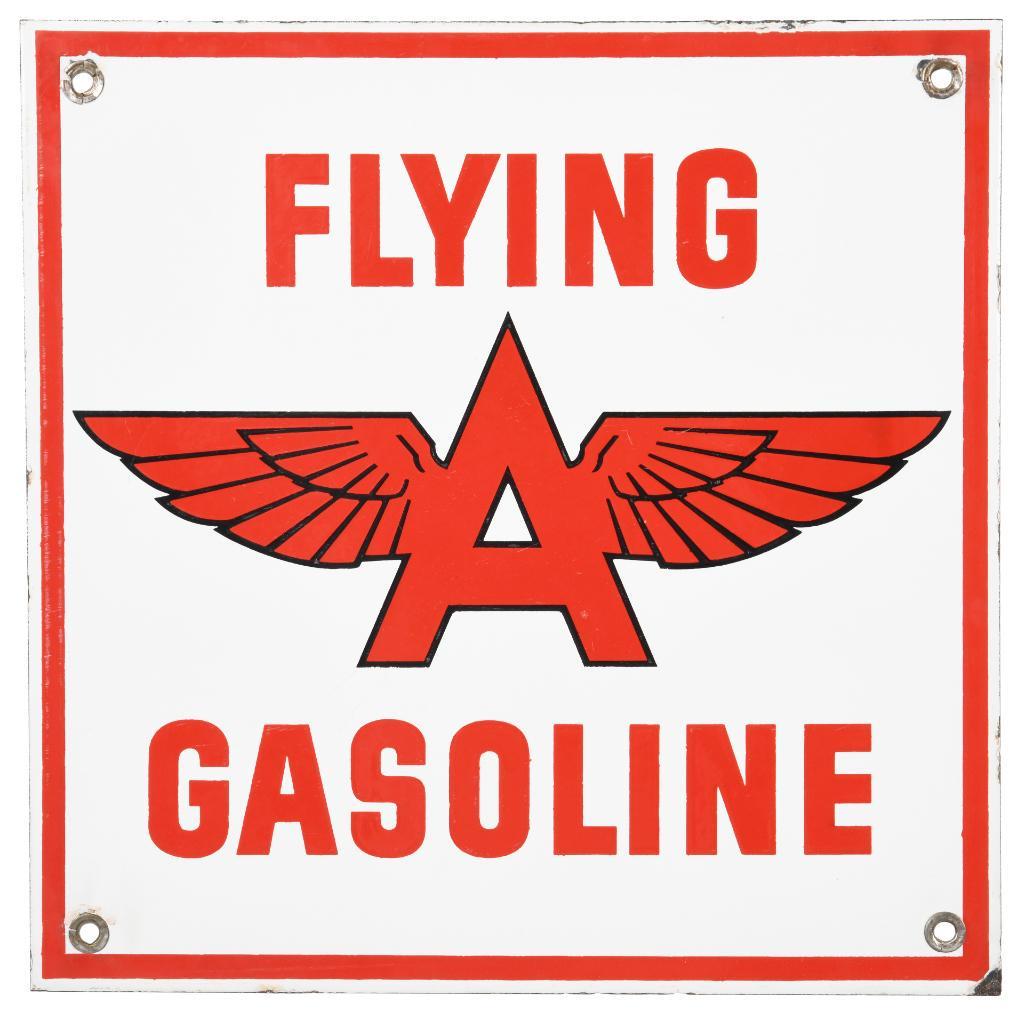 Flying A Gas Pump Plate (1 of 2)