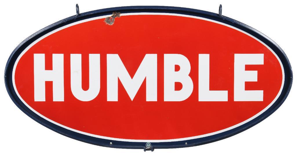 Humble Oval Hanging Sign In Frame (1 of 2)