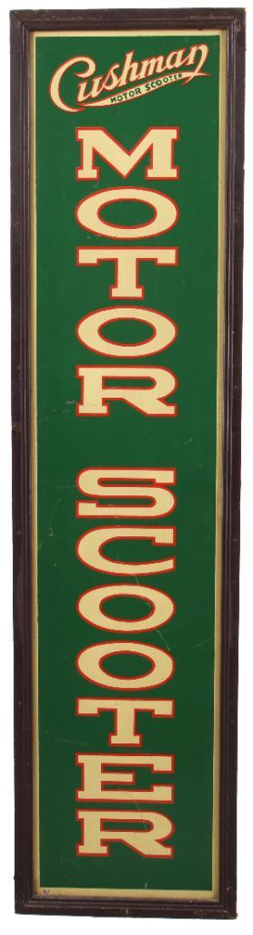 Cushman Motor Scooter Sign (1 of 2)