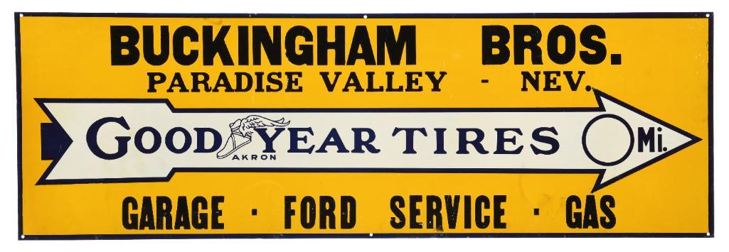 Early Goodyear Tires Sign (1 of 2)