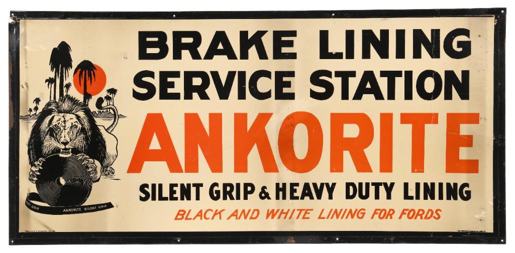 Ankorite Brake Lining Service Station Sign (1 of 2)