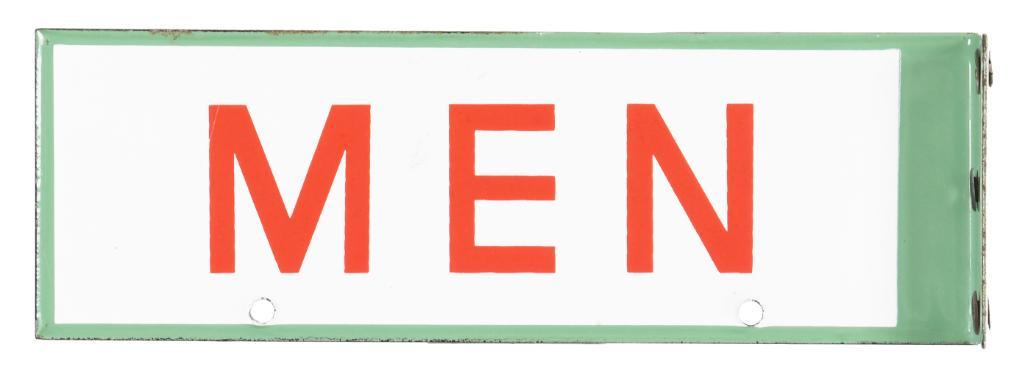 Associated Men's Restroom Flange Sign (1 of 2)