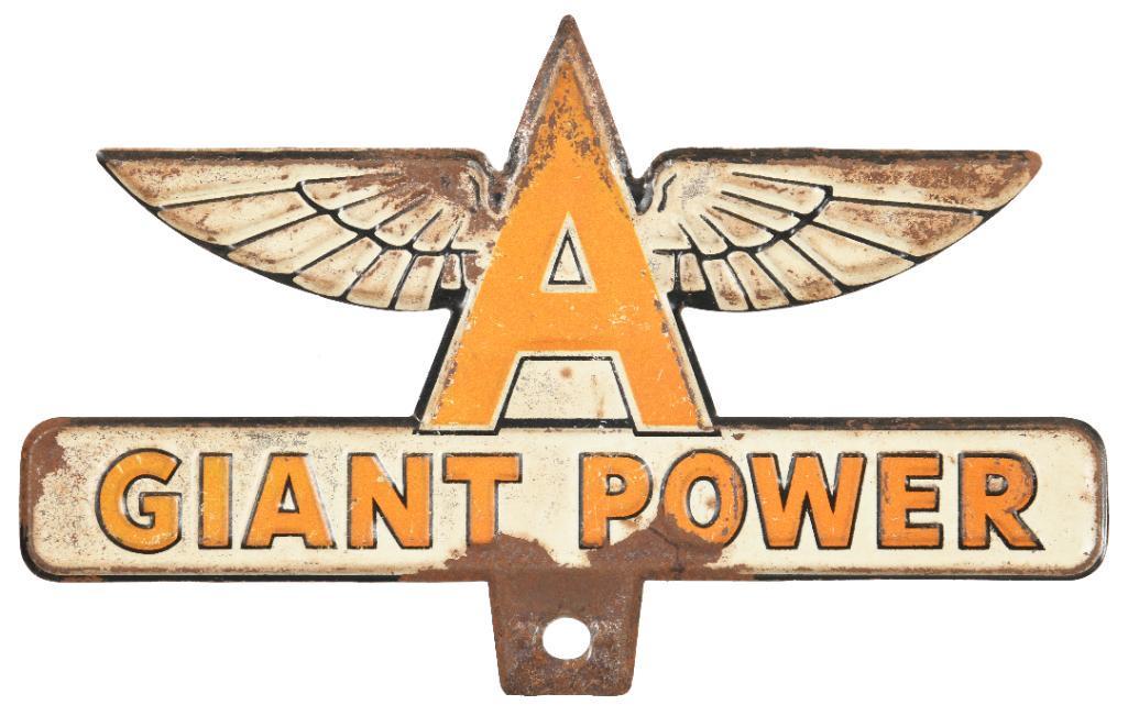 Flying A License Plate Topper (1 of 2)