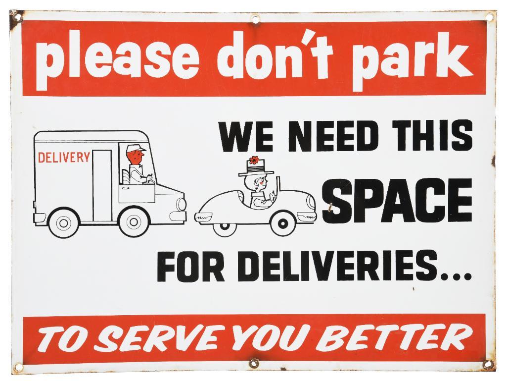 A&P Grocery Store Don't Park Sign (1 of 1)