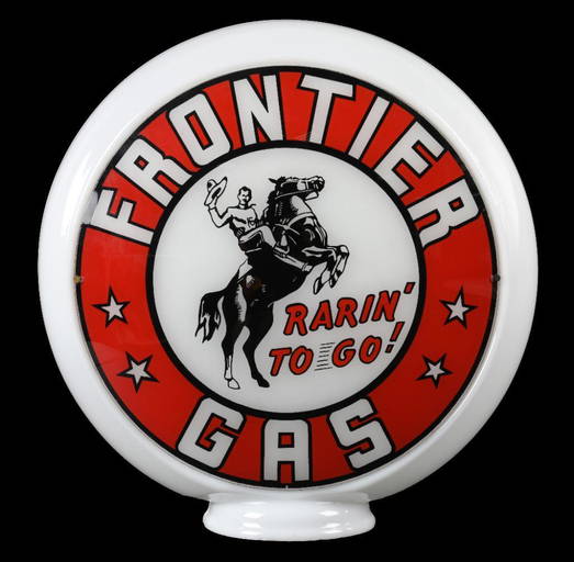Frontier Rarin' To Go Gas Globe