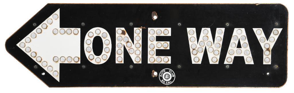 So. Cal. One Way Reflective Sign (1 of 2)