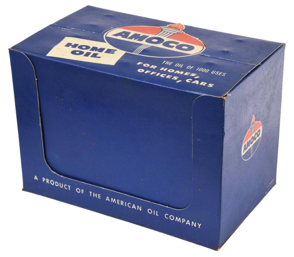 Amoco Home Oil Handy Oiler Display With Cans NOS (1 of 3)