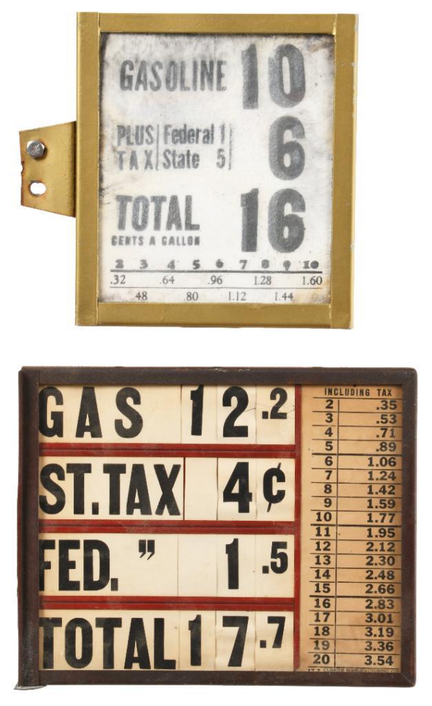 Lot Of 2 Gas Pump Pricer Boxes (1 of 2)