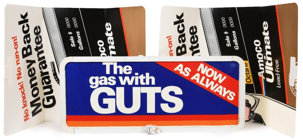 Amoco & Gulf Oil Signs (1 of 2)