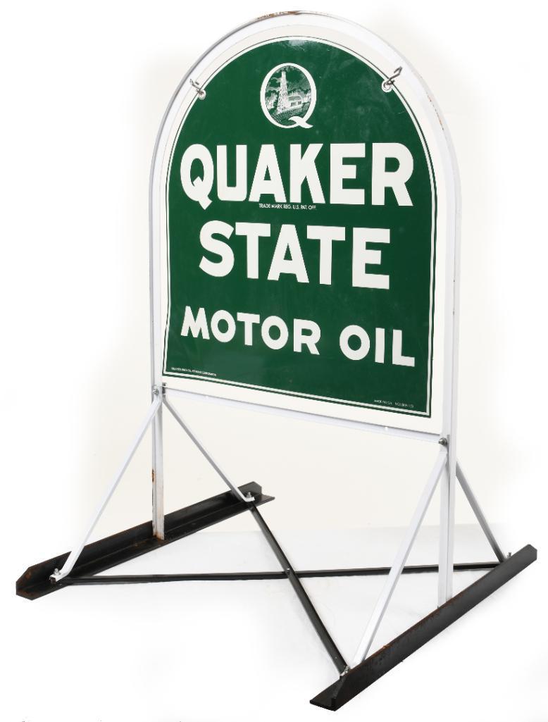 Quaker State Curb Sign (1 of 2)