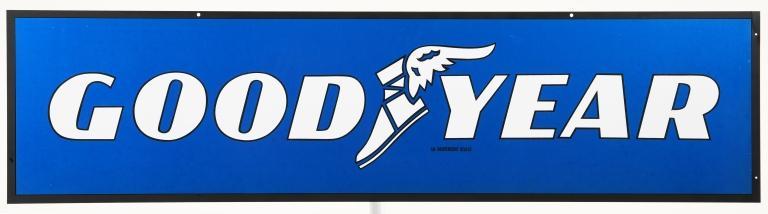 Lot Of 2 NOS Goodyear Tires Sign (1 of 2)
