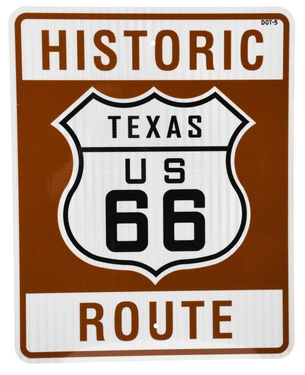 Historic Route 66 Road Sign (1 of 2)