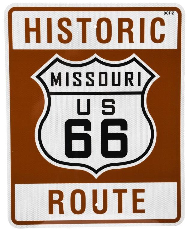 Historic Route 66 Road Sign (1 of 2)