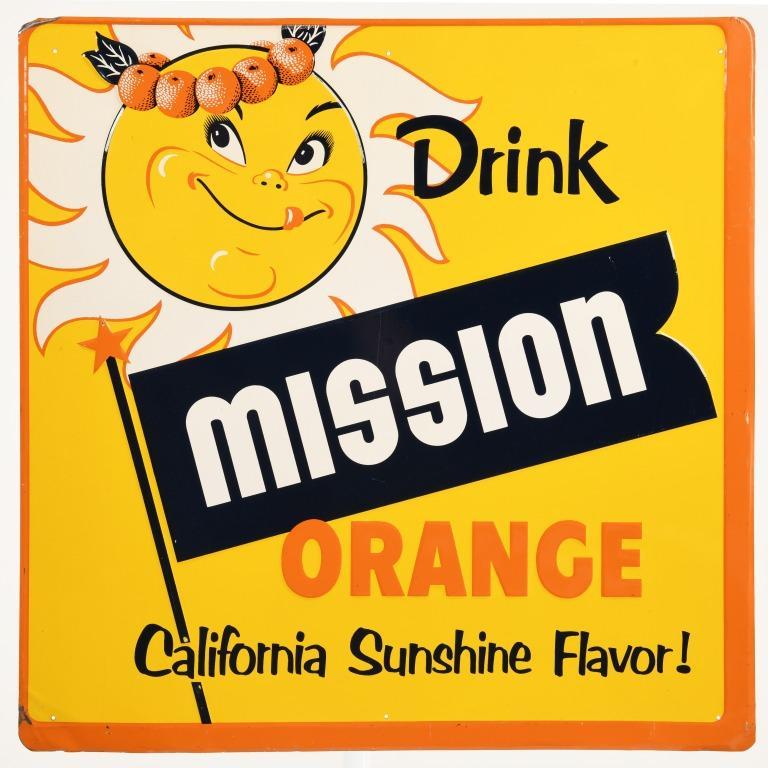 Mission Orange Beverage Sign (1 of 2)