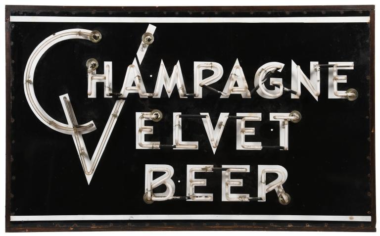 Champagne Velvet Beer Neon Sign (1 of 3)