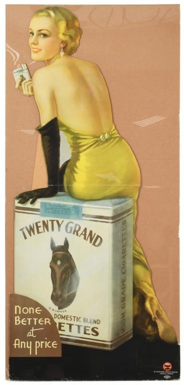 Twenty Grand High Grade Cigarettes Sign (1 of 1)